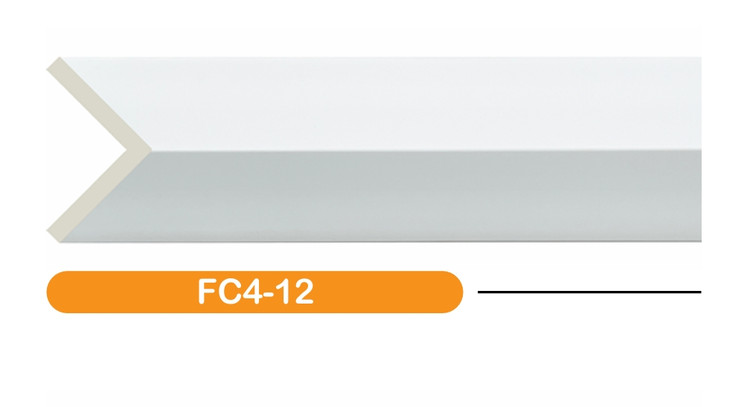 نبشی FC4 لبه دیوار. بهینا پلی استایرن PVC