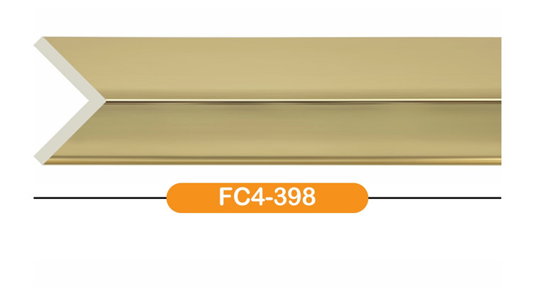 نبشی FC4 لبه دیوار. بهینا پلی استایرن PVC