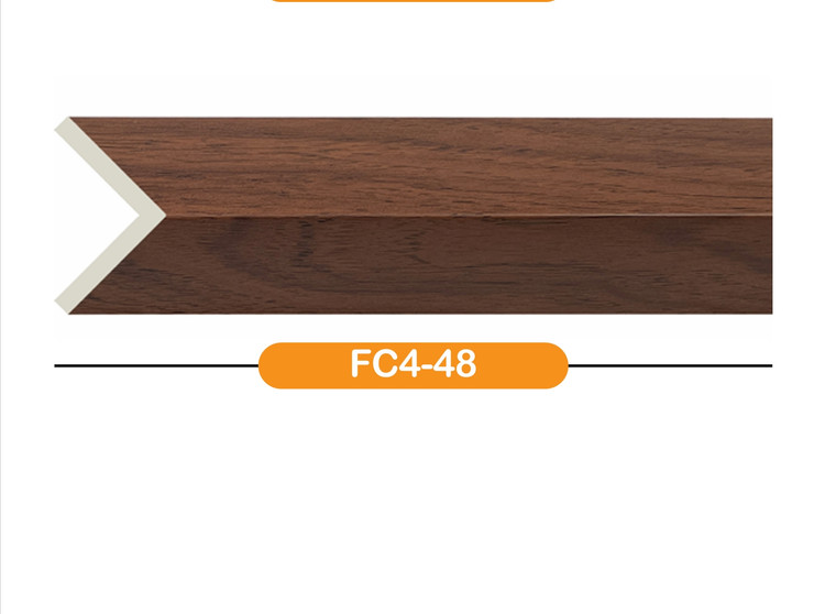 نبشی FC4 لبه دیوار. بهینا پلی استایرن PVC