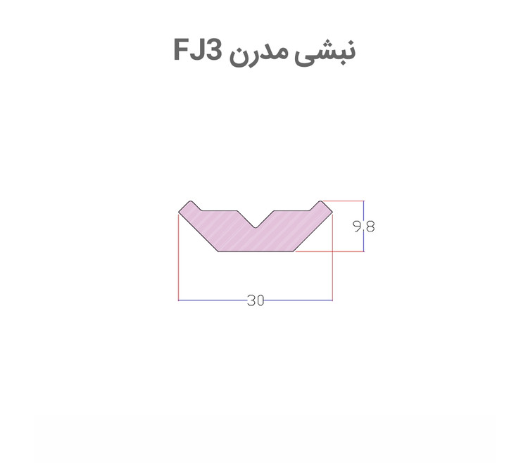کرنر Fj3 پلی استایرن PVC بهینا